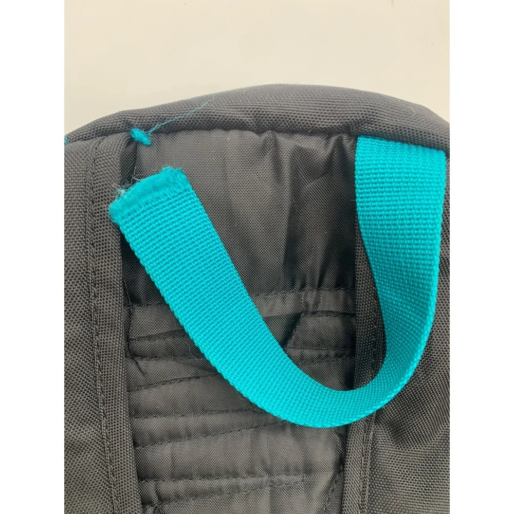 New Balance Backpack Unisex OS Black Magenta Teal Colorblock Sporty Logo